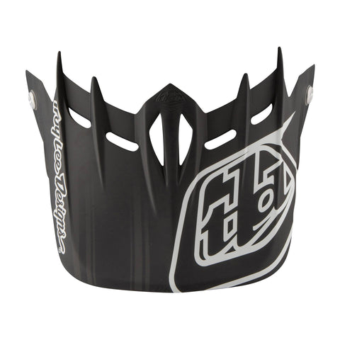 Troy Lee Designs D2 Helmet Replacement Visor Fusion - Black / One Size