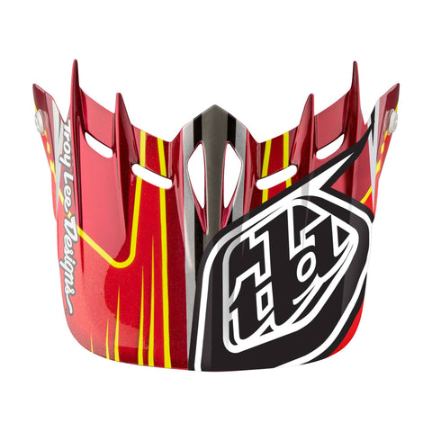 Troy Lee Designs D2 Helmet Replacement Visor Pulse Red / One Size