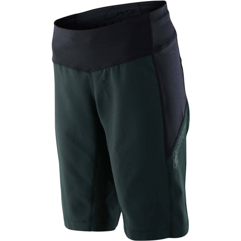 Troy Lee Designs Luxe Women's Shorts - Shell Only Solid - Steel Green / L