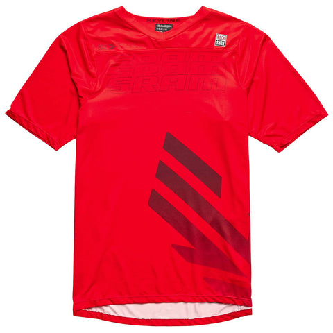 Troy Lee Designs Skyline Short Sleeve Jersey SRAM Eagle One - Fiery Red / XL