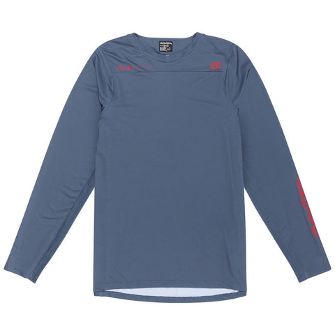 Troy Lee Designs Skyline Long Sleeve Jersey Mono - Steel Blue / S