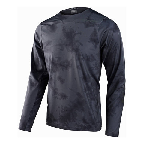 Troy Lee Designs Skyline Chill Long Sleeve Jersey Tie Dye - Charcoal / XL
