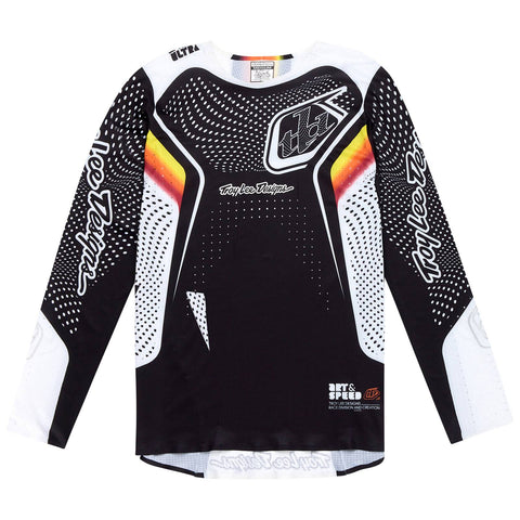 Troy Lee Designs Sprint Ultra Long Sleeve Jersey Optic - Black / L