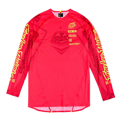 Troy Lee Designs Sprint Ultra Long Sleeve Jersey Ghostwing - Infra Red / S