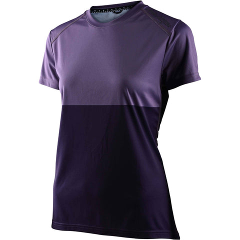 Troy Lee Designs Lilium Women's Short Sleeve Jersey Block - Orchid/Purple / M