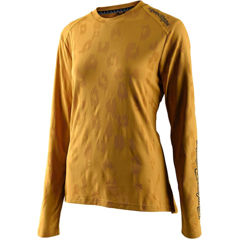 Troy Lee Designs Lilium Long Sleeve Women's Jersey Jacquard - Honey / S
