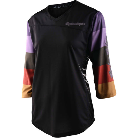 Troy Lee Designs Mischief Women's Jersey Rugby - Black / S