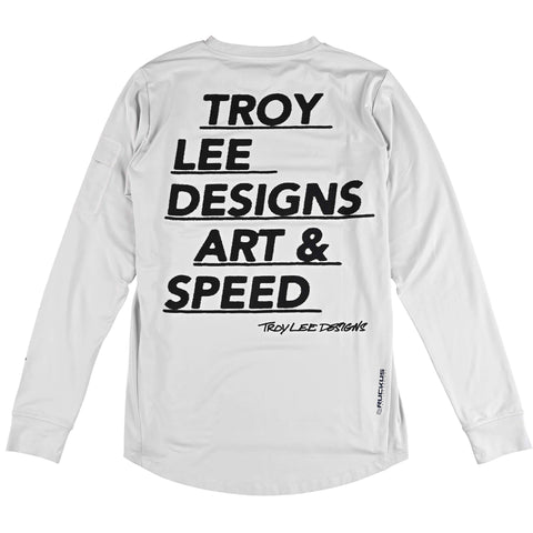Troy Lee Designs Ruckus Long Sleeve Ride Jersey Art And Speed - Mist / 2XL