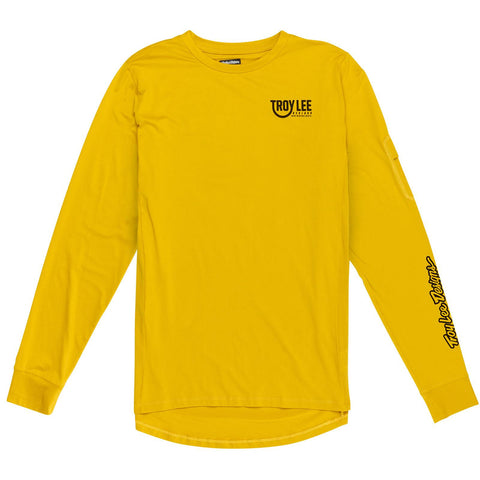 Troy Lee Designs Ruckus Long Sleeve Ride Jersey Eyez - Safron / S