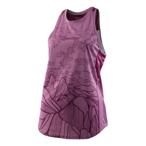 Troy Lee Designs Luxe Women's Tank Micayla Gatto - Rosewood / XL