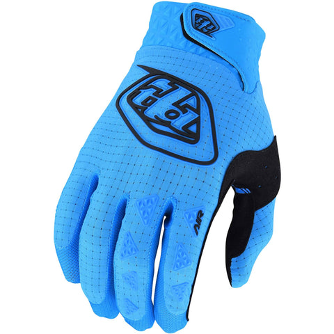 Troy Lee Designs Air Gloves - Plain Colours Solid - Cyan / XL