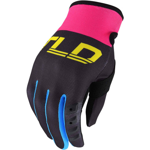 Troy Lee Designs GP Women's Gloves Solid - Black/Yellow / S