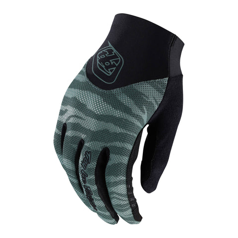 Troy Lee Designs Ace 2.0 Women's Gloves Tiger - Steel Green / XL