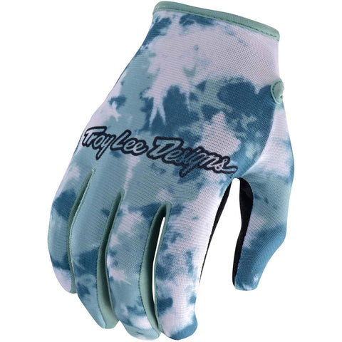 Troy Lee Designs Flowline Gloves Plot - Blue Haze / M