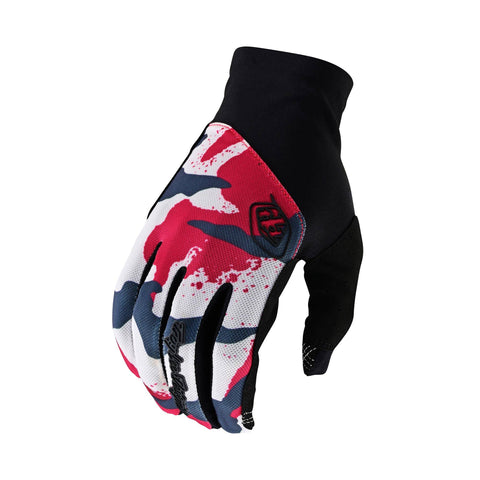 Troy Lee Designs Flowline Gloves Camo - Berry / 2XL