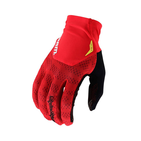 Troy Lee Designs Ace Gloves SRAM Shifted - Fiery Red / S