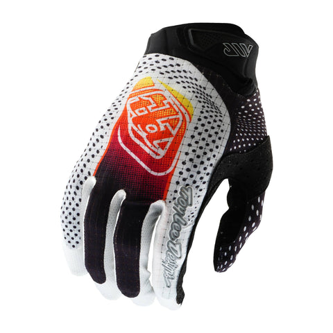 Troy Lee Designs Air Gloves - Graphic Editions Optic - White/Black / 2XL