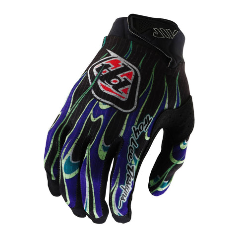Troy Lee Designs Youth Air Gloves Torched - Black/Purple / M