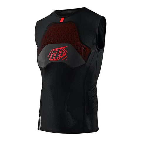 Troy Lee Designs Stage Ghost D30 Vest Base Layer Solid - Black / M