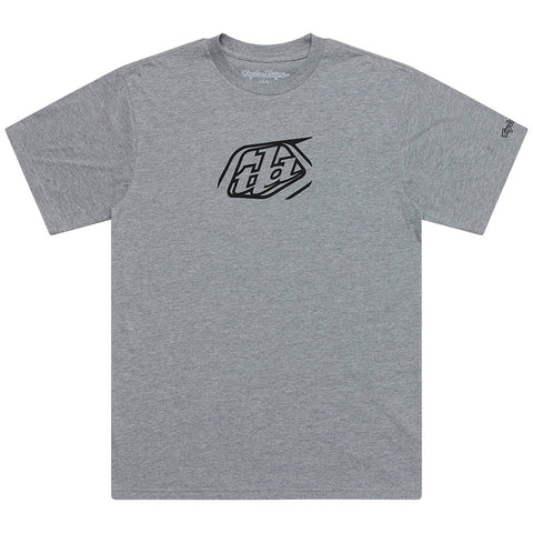 Troy Lee Designs Badge T-Shirt Badge - Grey Heather / 2XL