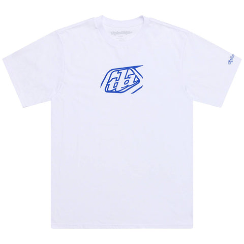 Troy Lee Designs Badge T-Shirt Badge - White / S