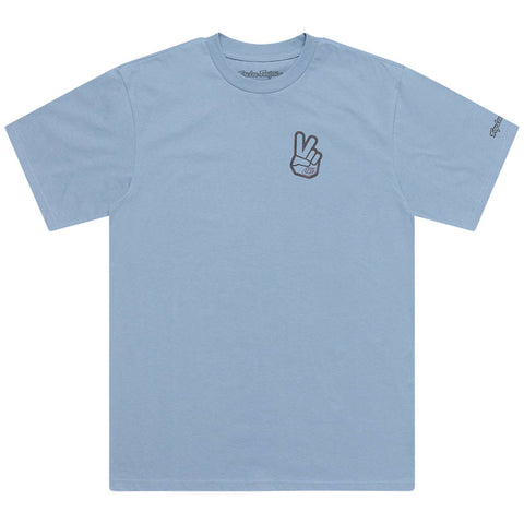 Troy Lee Designs Peace Out T-Shirt Smoke Blue / 2XL