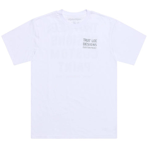 Troy Lee Designs Paint Shop Short Sleeve T-Shirt White / M