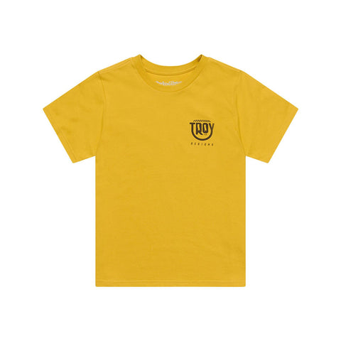 Troy Lee Designs Smiley Youth Short Sleeve T-Shirt Golden / S