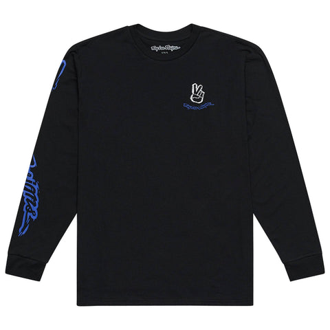 Troy Lee Designs Peace Out Long Sleeve T-Shirt Black / L