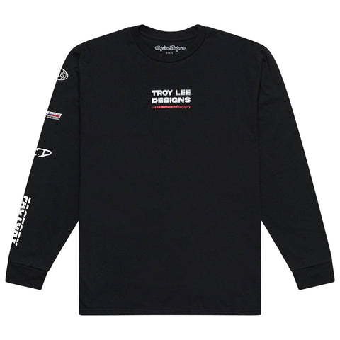 Troy Lee Designs Factory Long Sleeve T-Shirt Black / L