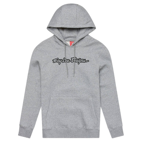 Troy Lee Designs Signature Zip Up Hoodie Grey Heather / XL
