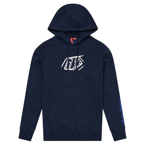 Troy Lee Designs Badge Pullover Hoodie Navy / XL