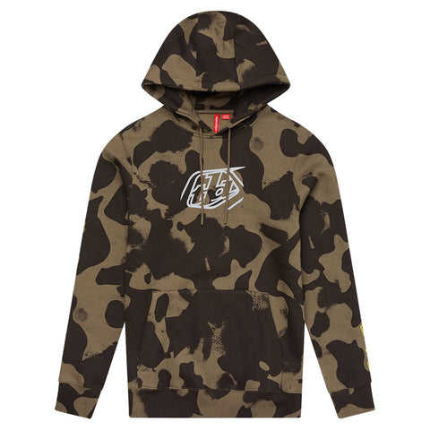 Troy Lee Designs Badge Pullover Hoodie Olive Camo / XL