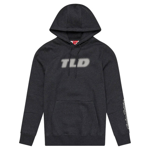 Troy Lee Designs Fade Out Pullover Hoodie Black Heather / S