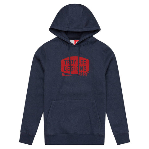Troy Lee Designs Stamp Pullover Hoodie Navy Heather / XL