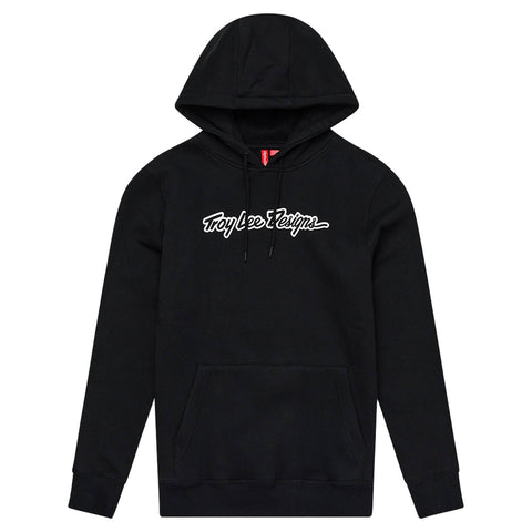 Troy Lee Designs Signature Pullover Hoodie Black / S