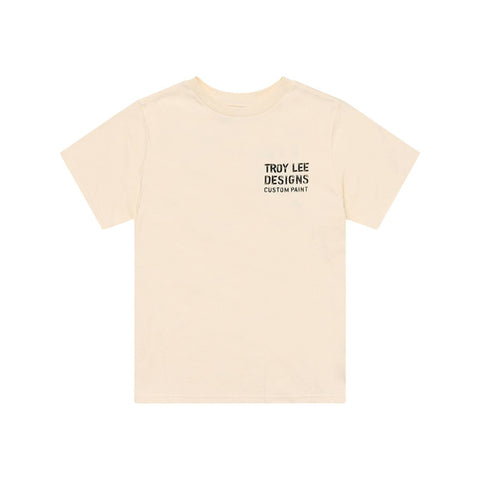 Troy Lee Designs Paint Shop Women's Short Sleeve T-Shirt Vintage White / S