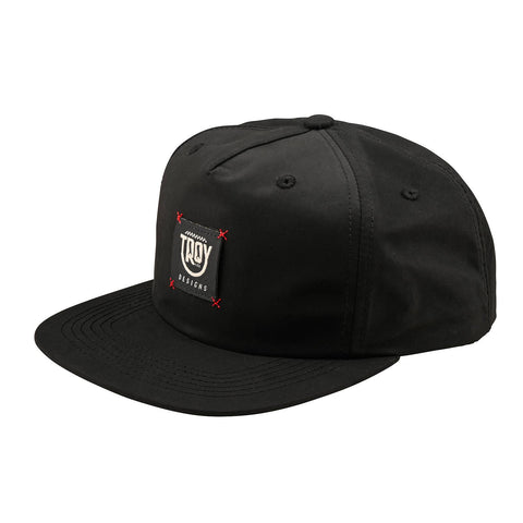 Troy Lee Designs Unstructured Snapback Cap Smiley - Black /