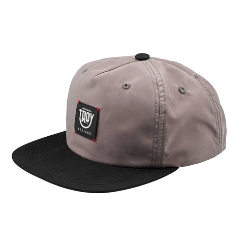 Troy Lee Designs Unstructured Snapback Cap Smiley - Gravel/Carbon /