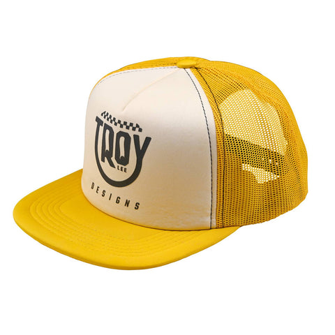 Troy Lee Designs Trucker Snapback Cap Smiley - Golden /