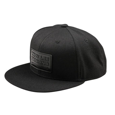 Troy Lee Designs Factory Flat Bill Snapback Cap Black /