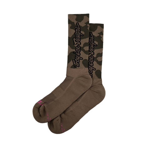 Troy Lee Designs Performance Socks Scrubland - Olive / S/M