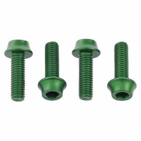 Wolf Tooth Water Bottle Cage Bolts Green / Set of 4