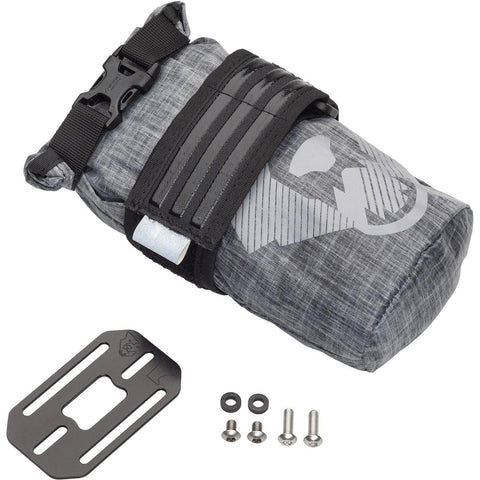 Wolf Tooth B-RAD TekLite Roll-Top Bag Black/Grey / 0.6L with base plate