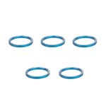 Wolf Tooth Precision Headset Spacers - 5 Pack Blue / 3mm