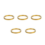 Wolf Tooth Precision Headset Spacers - 5 Pack Gold / 3mm