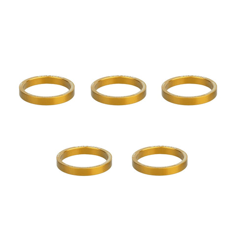 Wolf Tooth Precision Headset Spacers - 5 Pack Gold / 5mm