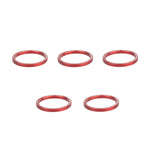 Wolf Tooth Precision Headset Spacers - 5 Pack Red / 3mm