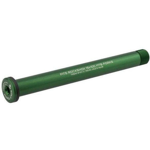 Wolf Tooth Axle for RockShox and Fat Forks Green / 100mm