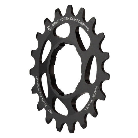 Wolf Tooth Aluminum Single Speed Cog Black / 17T